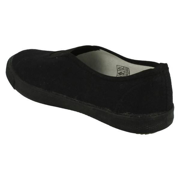Spot On Childrens Unisex Spot On Slip On Plimsolls Gusset Plims