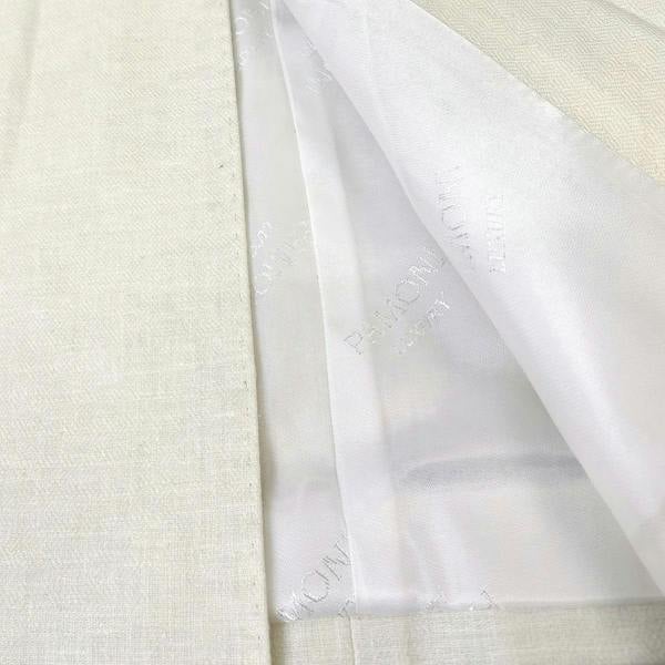 Cream Double Breasted Linen Suit