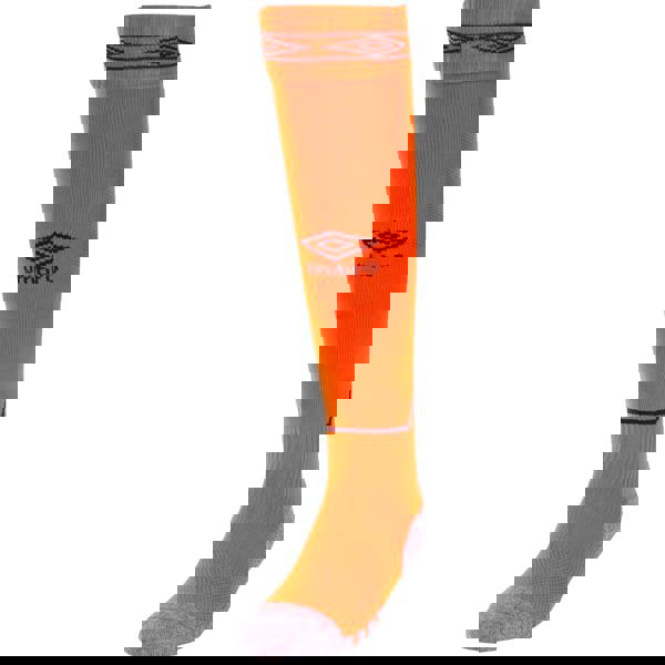 Umbro Diamond Football Socks - Shocking Orange/Black