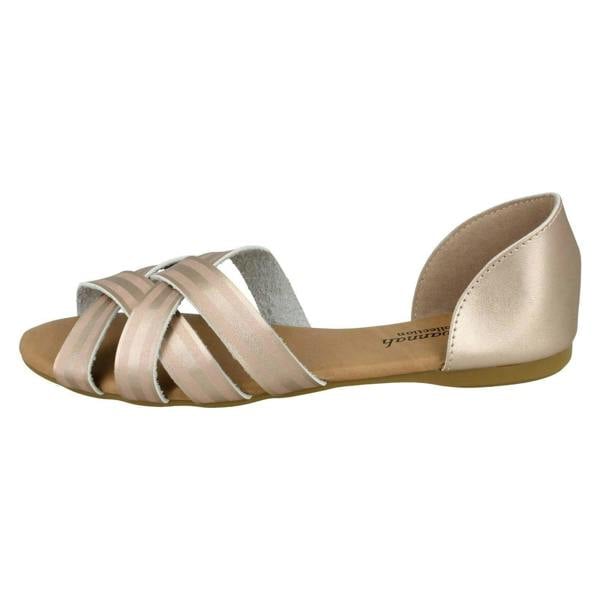 Savannah Ladies Savannah Flat X Strap Sandals