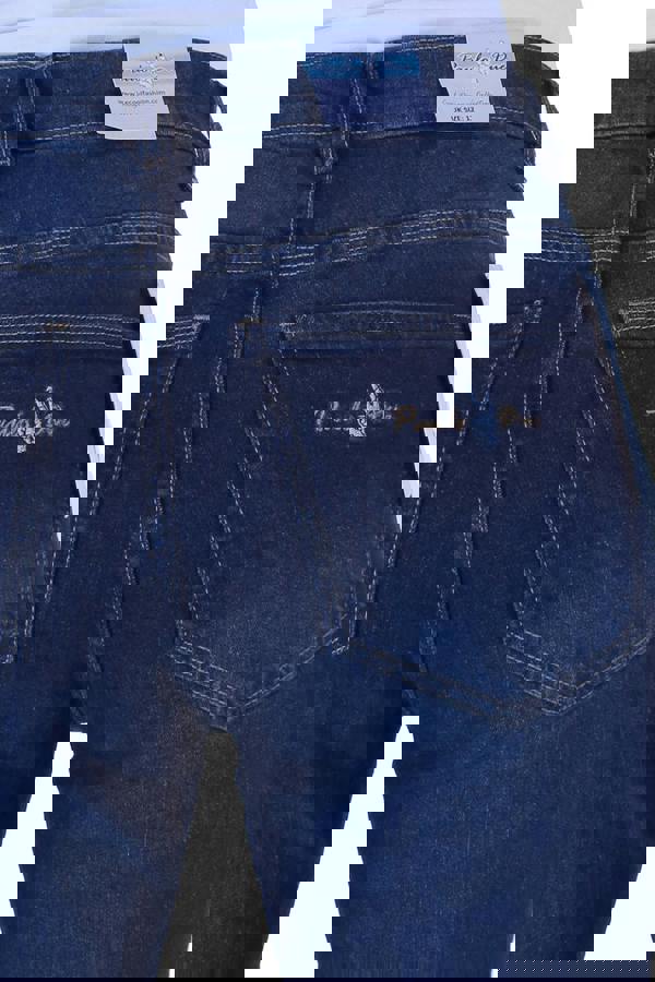 Paulo Due Womens Raw Hem Flared Denim Jeans