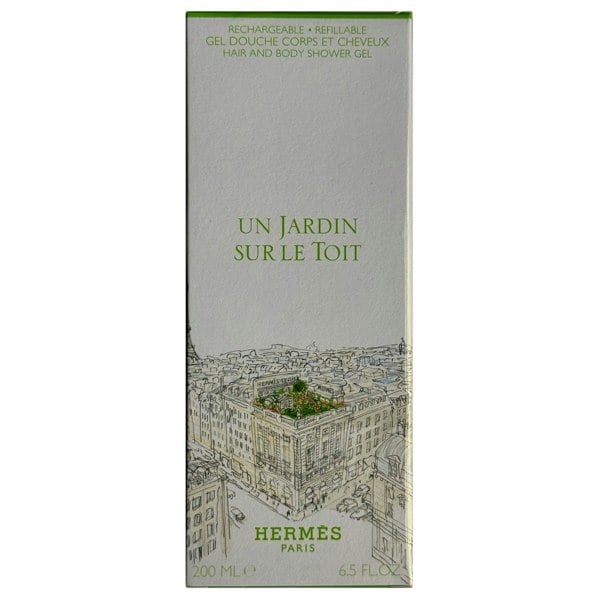 Hermes Un Jardin Sur le Toit Hair & Body Shower Gel 200ml Refillable
