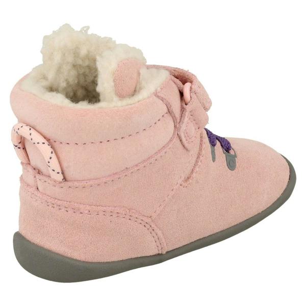 Clarks Childrens Clarks Fox Detailed Ankle Boots Roamer Snug T