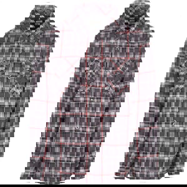 Trespass Childrens/Kids Average Long Sleeved Gingham Shirt - Dark Grey Check