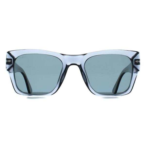 Persol Sunglasses PO3384S 12273R Transparent Ocean Dark Blue Polarized