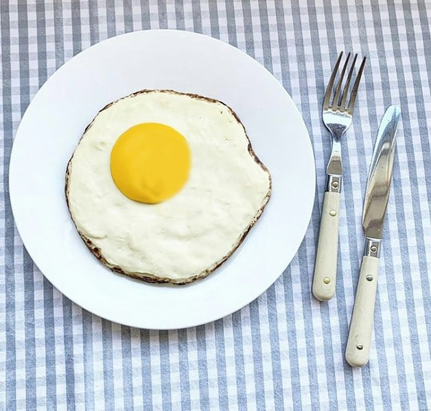CHOC ON CHOC Giant Chocolate Fried Egg
