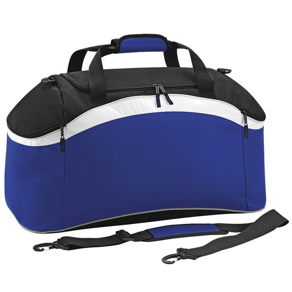 BagBase Teamwear Sport Holdall / Duffle Bag (54 Litres) - Bright Royal/ Black/ White