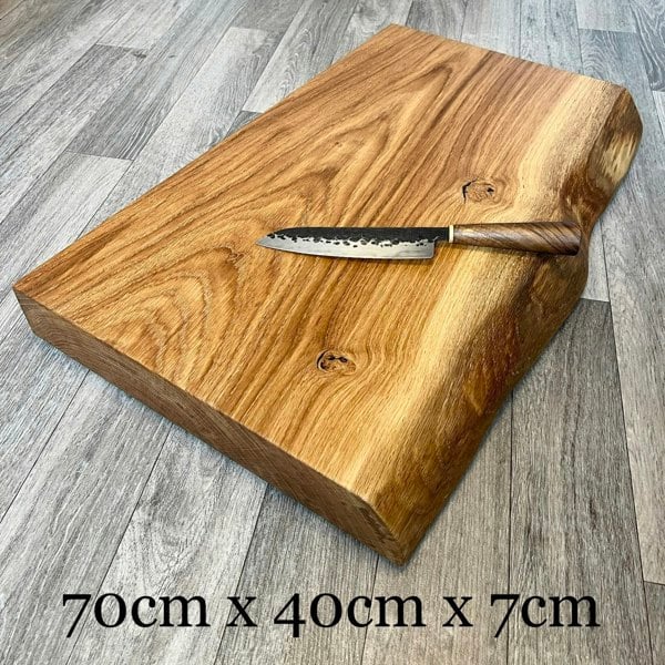 Giraffes & Craftz XXL Thick Oak Live Edge James Martin Style Chopping Board