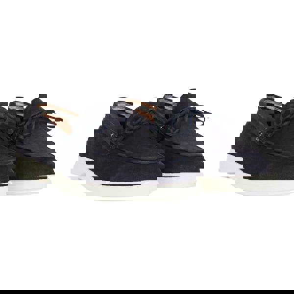 Boss Mens Sienne Suede Moccasins - Dark Blue - 