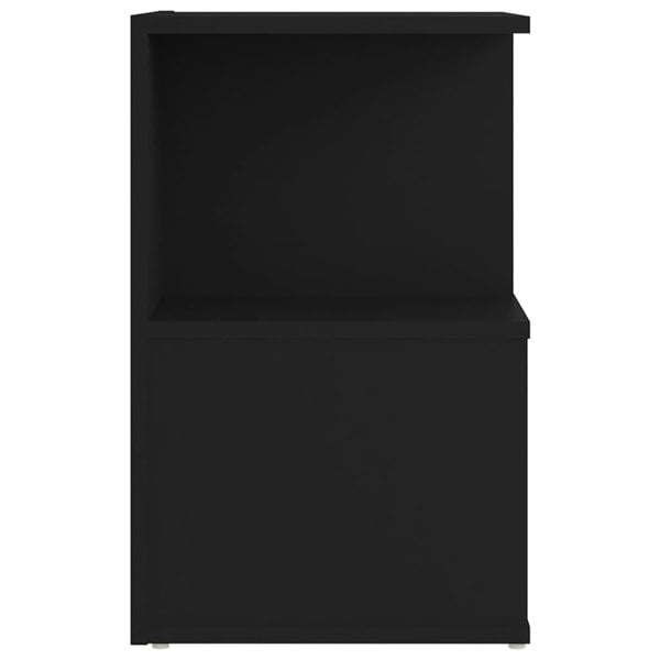 Berkfield Bedside Cabinet Black 35x35x55 cm Engineered Wood