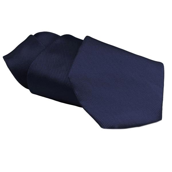 Dunhill grosgrain silk in navy blue