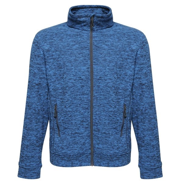 Regatta Mens Thornly Full Zip Marl Fleece Jacket - Navy Marl