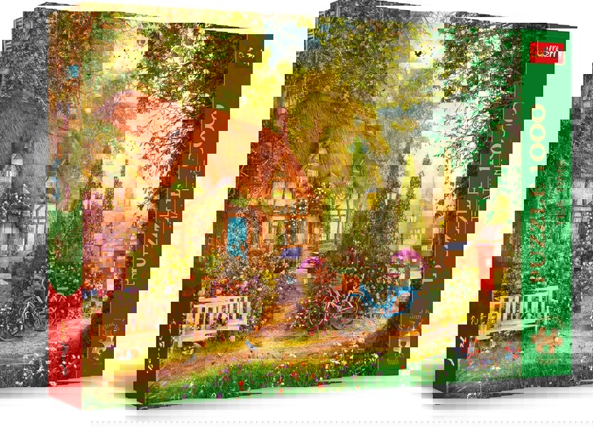 Trefl Tea Time: Thatched Cottage 1000 Piece Puzzle