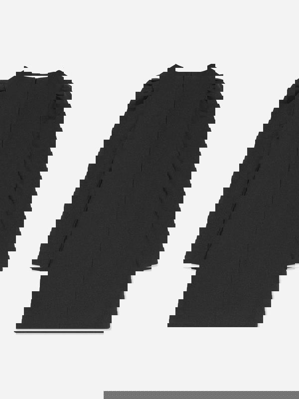 Dolce & Gabbana Kids Dolce & Gabbana Girls Metal Logo Dress in Black