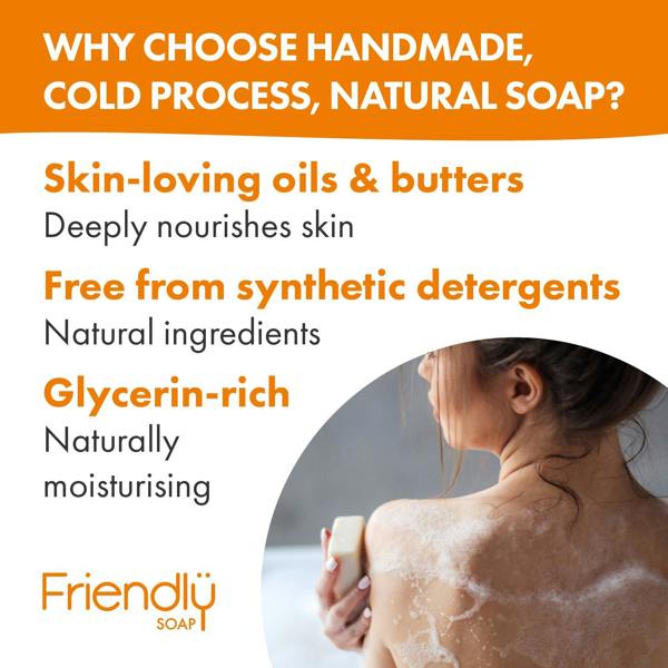 Friendly Soap 3 Pack - Natural Soap - Orange & Grapefruit