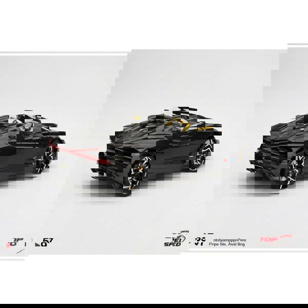 Bugatti W16 Mistra Black 1:18 Scale Topspeed TS0597