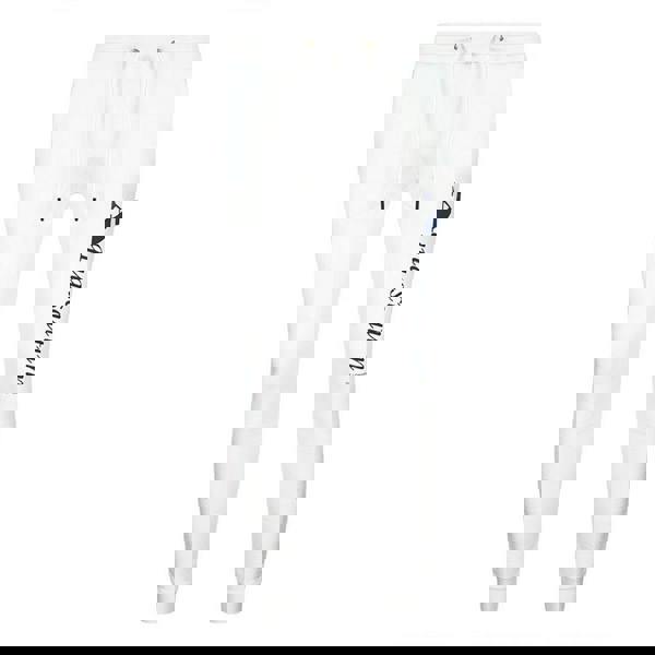 Aquascutum Mens Logo Jogging Bottoms - White