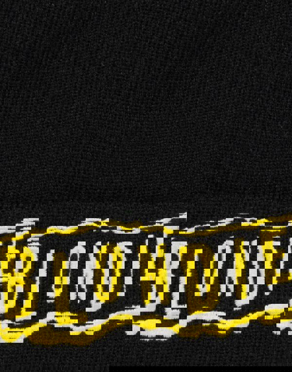 Blondie Mens Black Logo Beanie Hat (One Size)