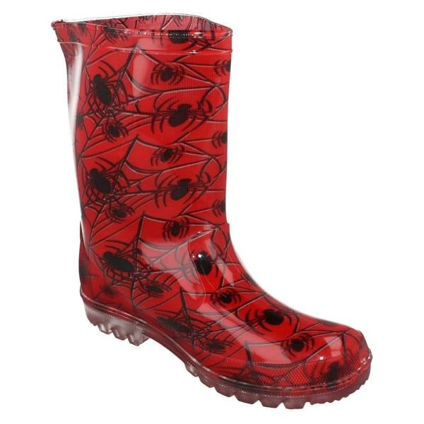 CHARACTER Boys Spiderman Wellington Boots GWI24046AA01SMZZ