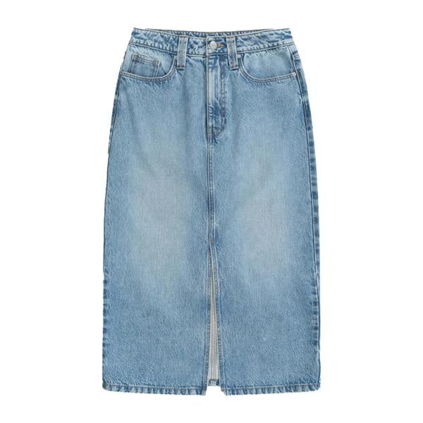 Animal Womens/Ladies Denim Midi Skirt - Blue - 