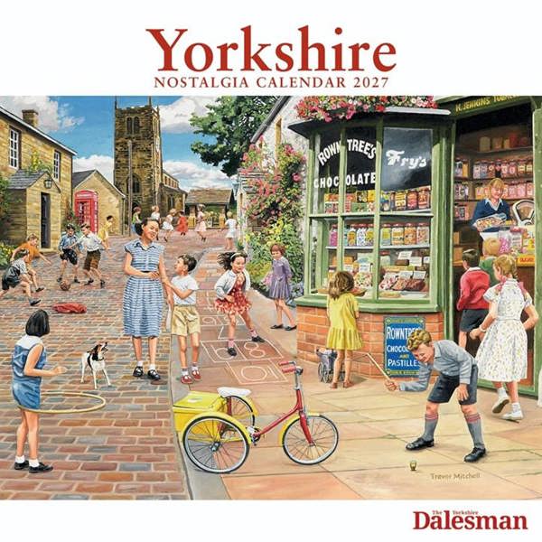 Yorkshire Nostalgia Deluxe Calendar 2027, Deluxe Calendars, Month To View, Travel, Gift