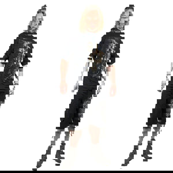 BONE FINGER - T-Shirt Black - Spiral USA