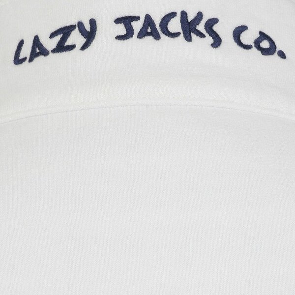 Lazy Jacks LJ33 - Ladies Full Zip Sweatshirt - White