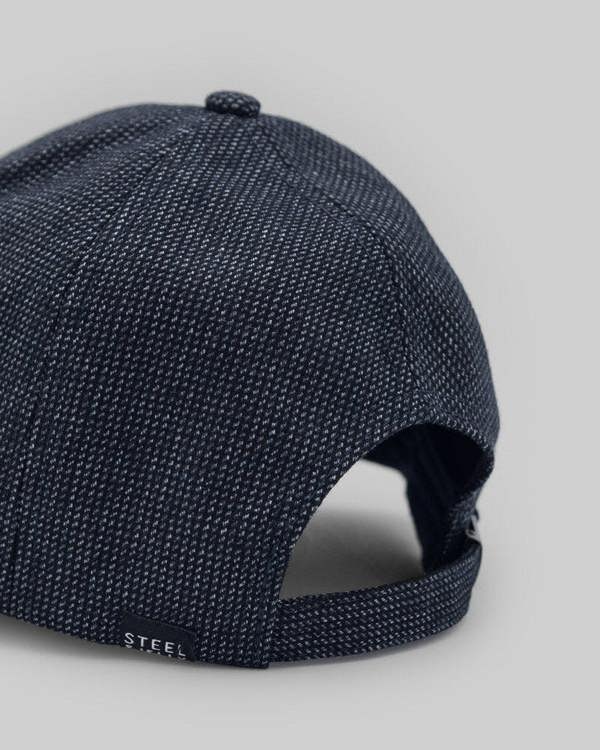Steel & Jelly Navy Textured Baseball Cap
