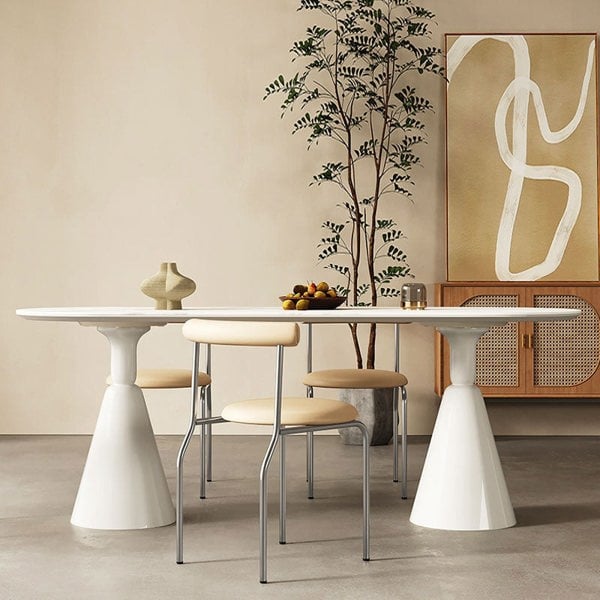 Doreen Dining Table, White-Rit Concept-Rit Concept