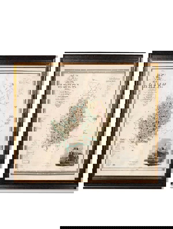 Exceptional Art c.1830 County Maps of England