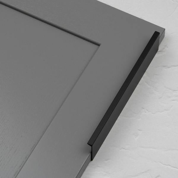 Handle & Home Matt Black Squared Edge Mount Lip Pull Handles