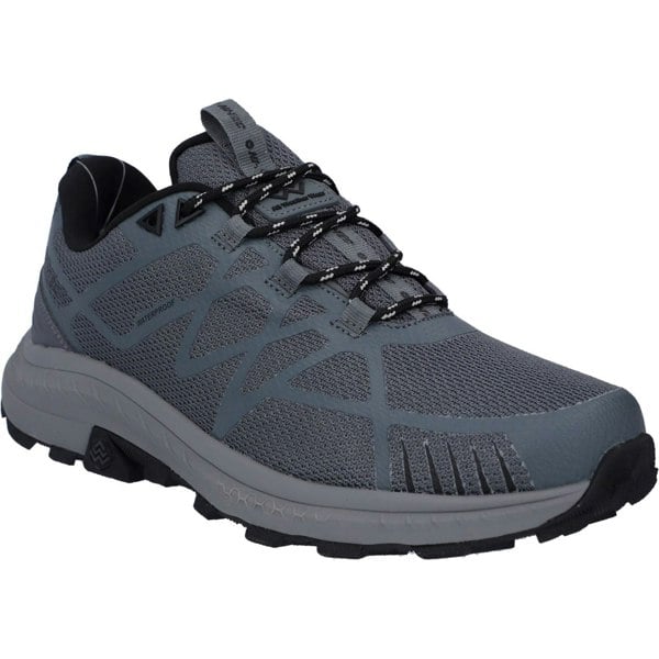 Hi-Tec Mauna Polyester Men's Grey/Black/Black Hiking Boots