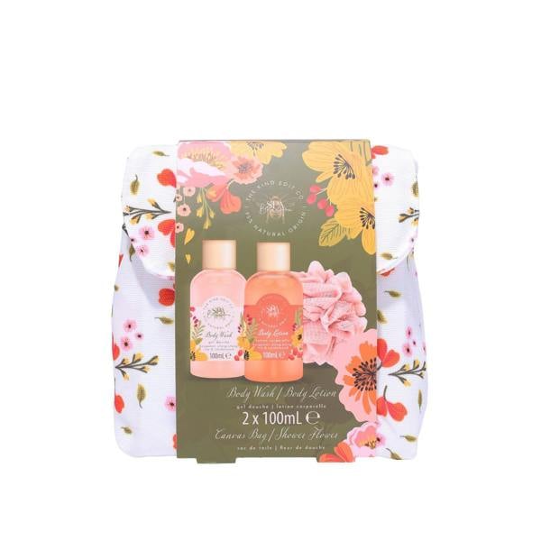 The Kind Edit Co. Spa Botanique Mini Shower Pouch Gift Set