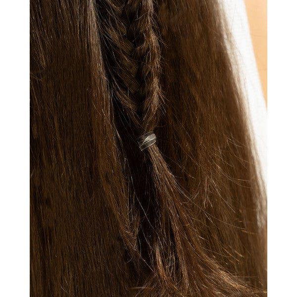 Brushworks Clear Flexi Elastic Hair Bands - 100 Pieces