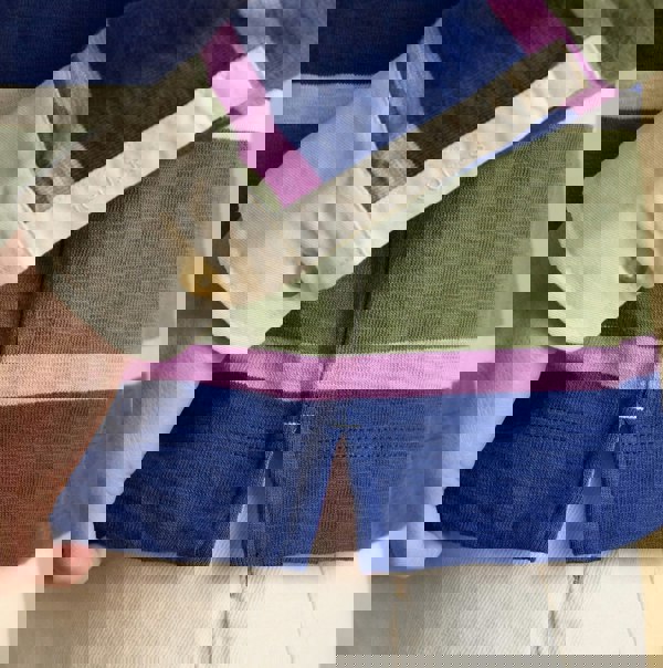 Joules LARA SLUB Womens Rugby Shirt Green