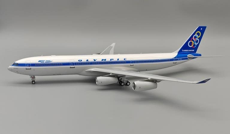 InFlight200 SX-DFB Olympic A340-300 With Stand 1:200 Scale Inflight200 IF343OL0424