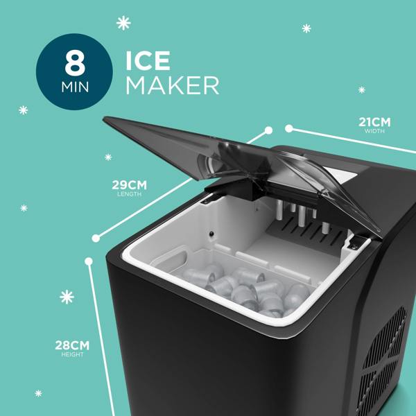 DMD Collective Countertop Ice Maker Machine with Fast Ice in 6–12 Minutes