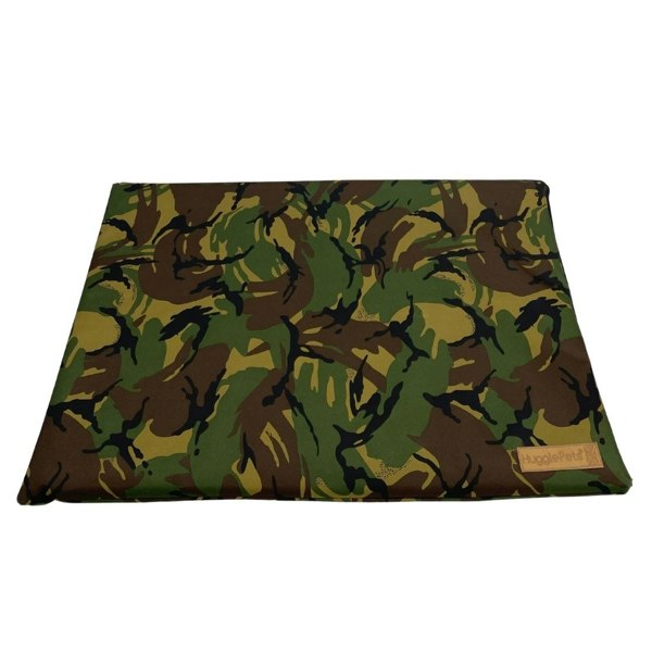 HugglePets Waterproof Dog Mat Cushion - Camo Green