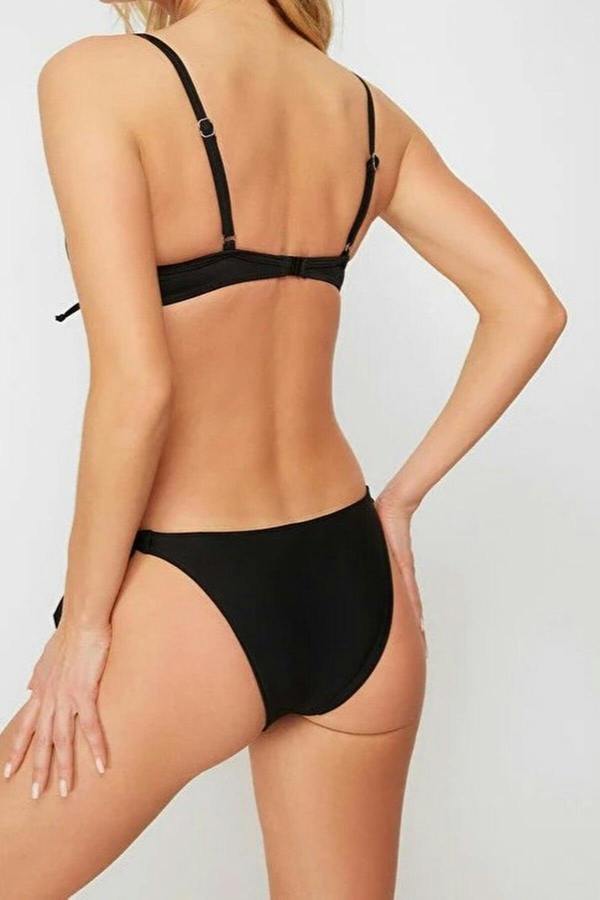 WOVCOR Balconette Bow Detail Padded Basic Bikini Top