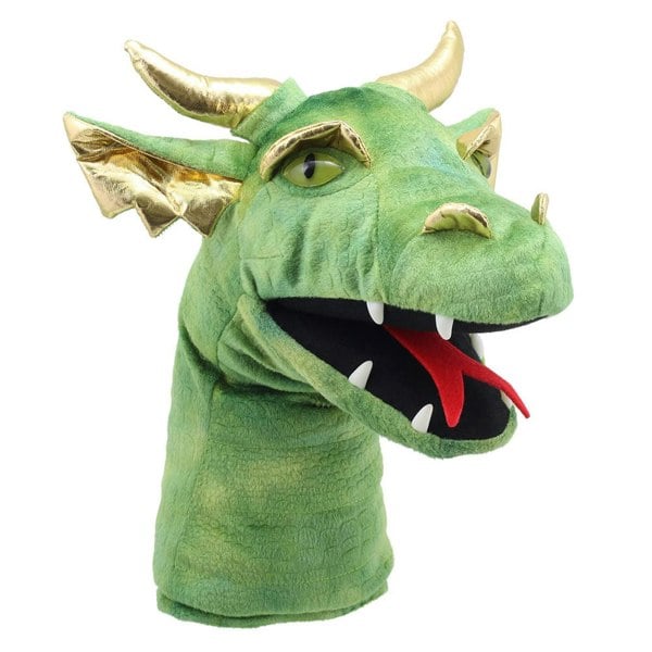 The Puppet Company Large Dragon Heads - Dragon (Green)