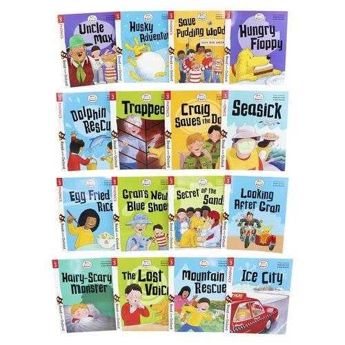 Oxford University Press Biff Chip And Kipper Stage 3 Read With Oxford Age 5-16 Books Collection Set