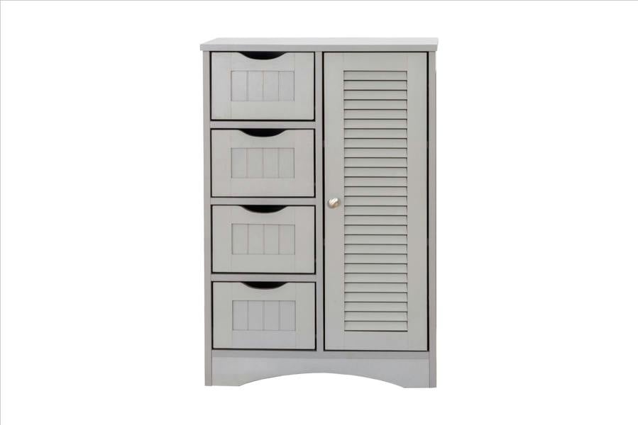 Timber Art Design Modern Freestanding Bathroom Storage Cabinet Unit