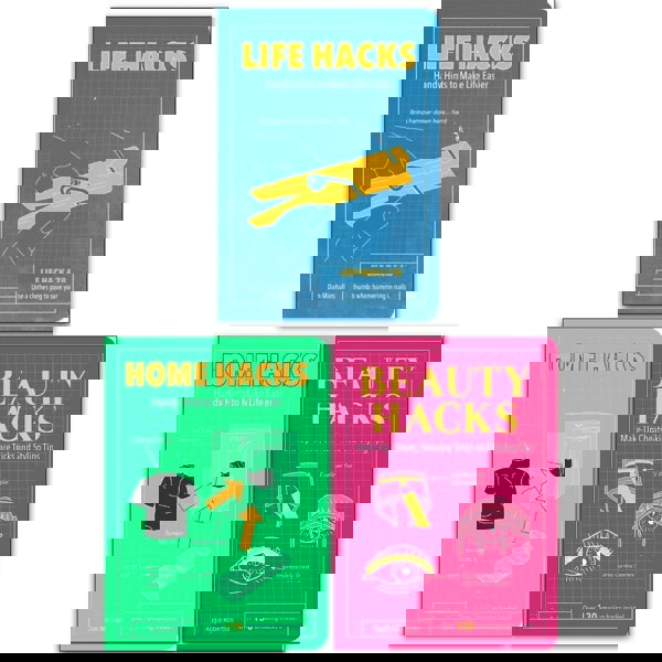 Dan Marshall Handy Tips Tricks Hints Collection 3 Books Set Beauty Hacks, Life Hacks, Home Hacks