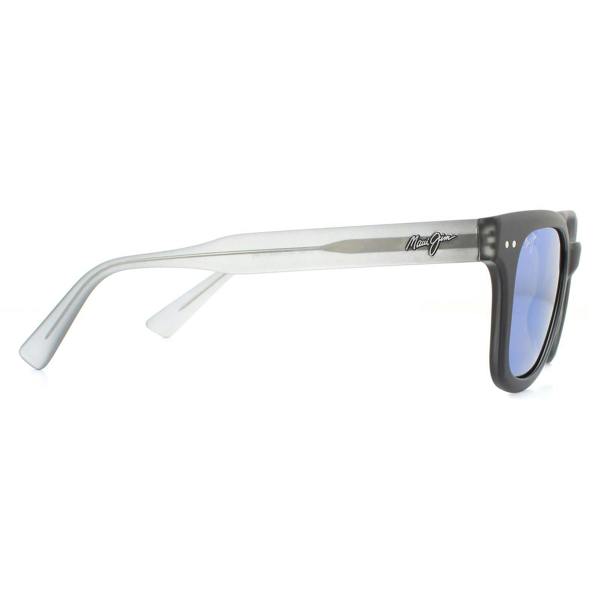 Maui Jim Sunglasses Shore Break B822-02MG Black with Grey Blue Hawaii Polarized