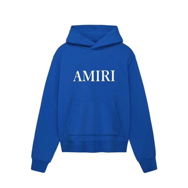 Amiri Logo Core Hoodie   in  Blue