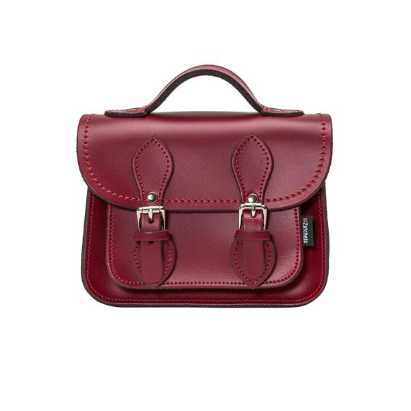 Oxblood Leather Micro Satchel - Micro Satchel - Zatchels