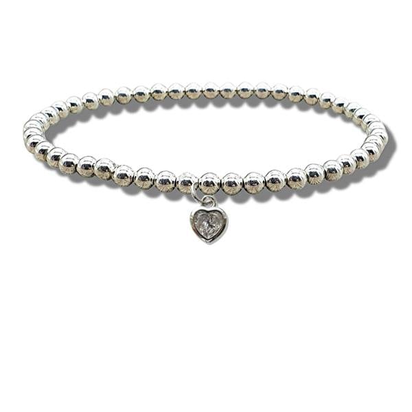 Aye Do Gifts Cubic Zirconia Heart Beaded Bracelet Gift