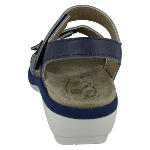 DB Shoes Ladies DB Shoes Double Strap Variable Fit Sandals Rosefinch