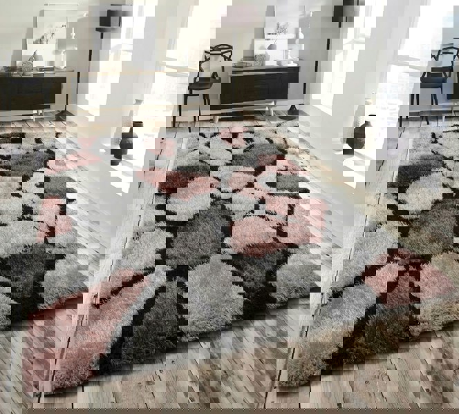 Home Republic Pebbles Shaggy Rug - 60 x 110
