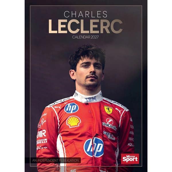 Charles Leclerc A3 Calendar 2027, Wall Calendars, Month To View, Sports, Gift